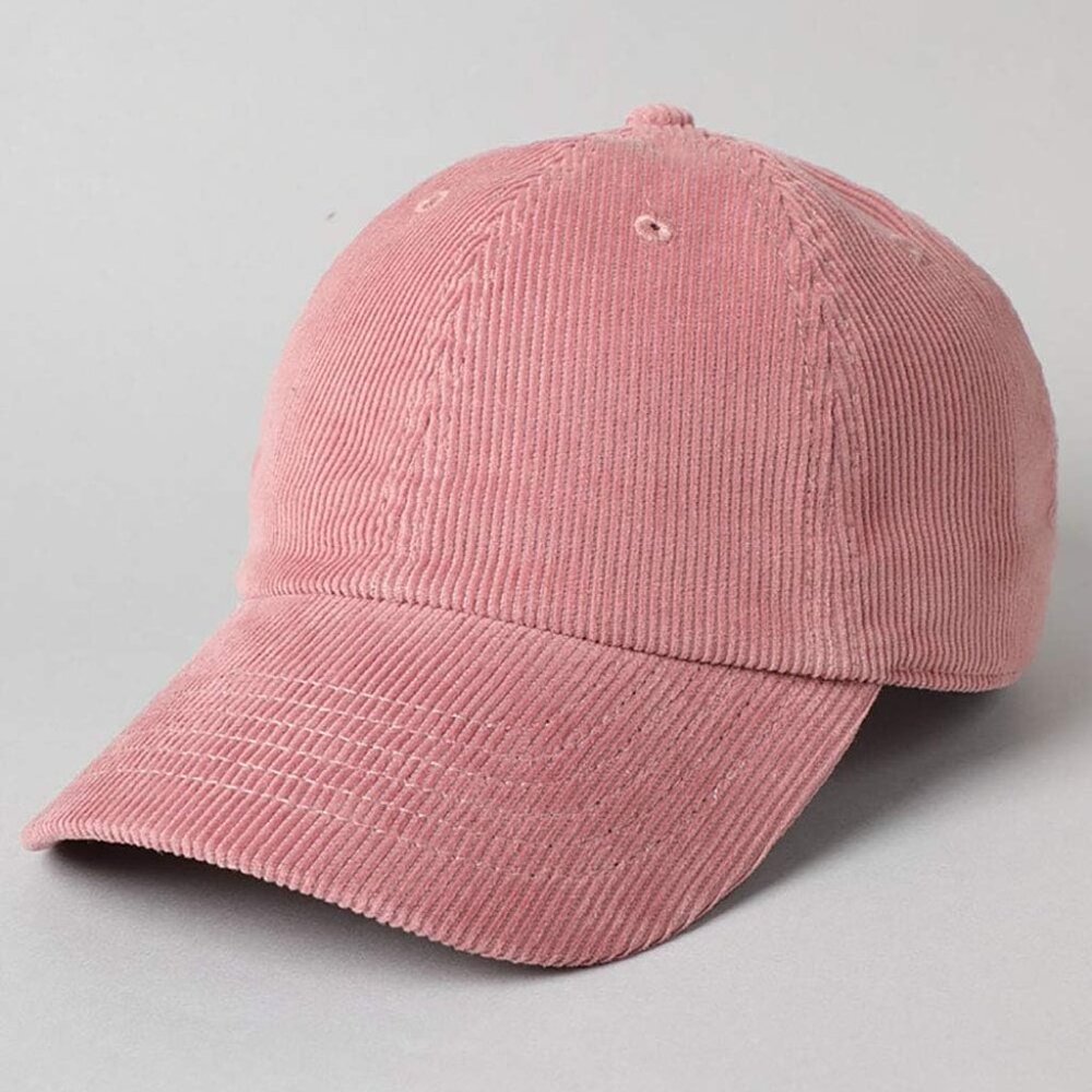Classic Corduroy Cotton Baseball Caps Vintage Low Profile Dad Hat with Adjustabl - Picture 2 of 5